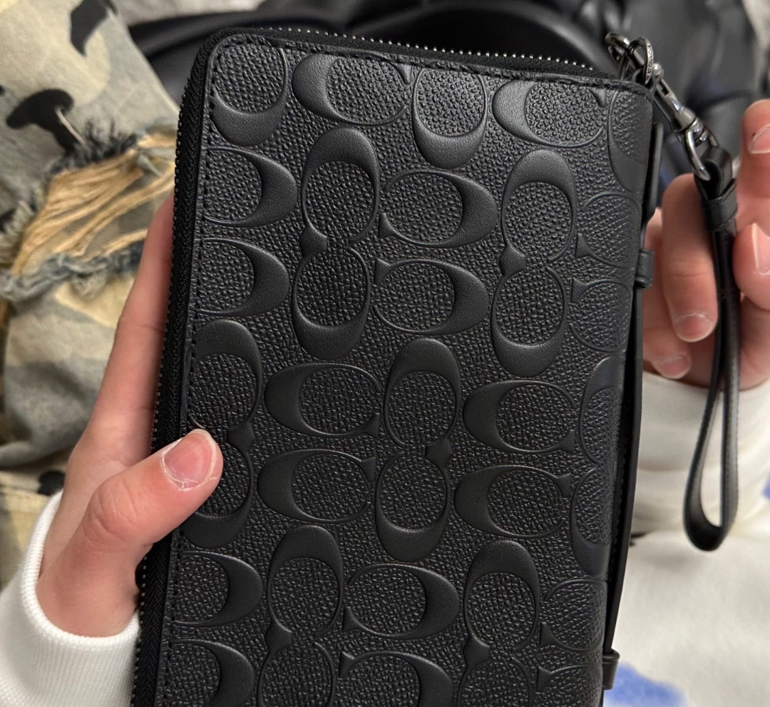  Túi Coach Double Zip Travel Organizer 'Black' 