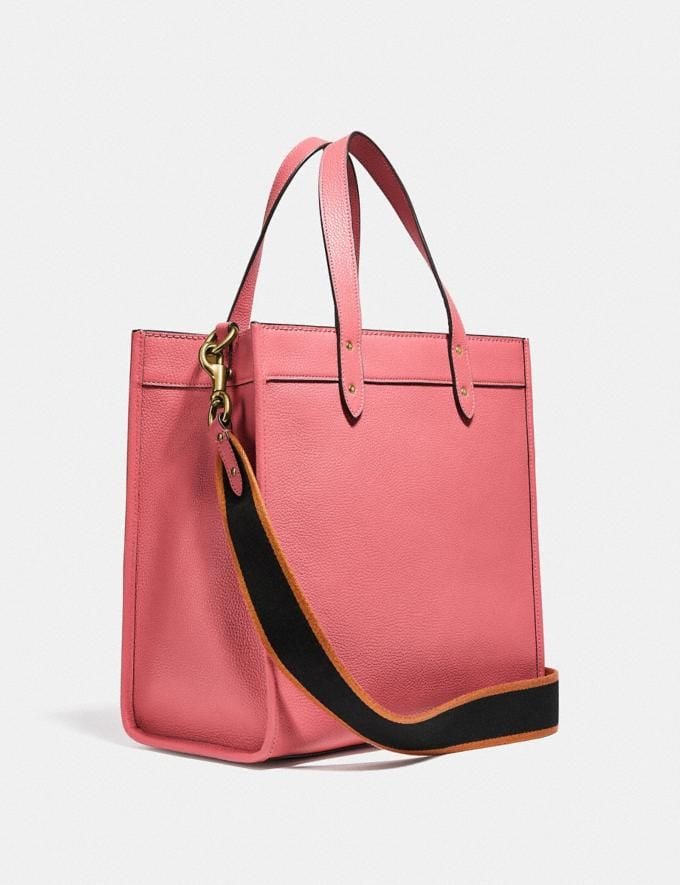  Túi Coach Field Tote With Coach Badge 'Pink' 