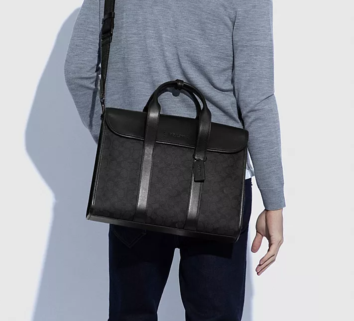  Túi Coach Gotham Portfolio 'Black' 