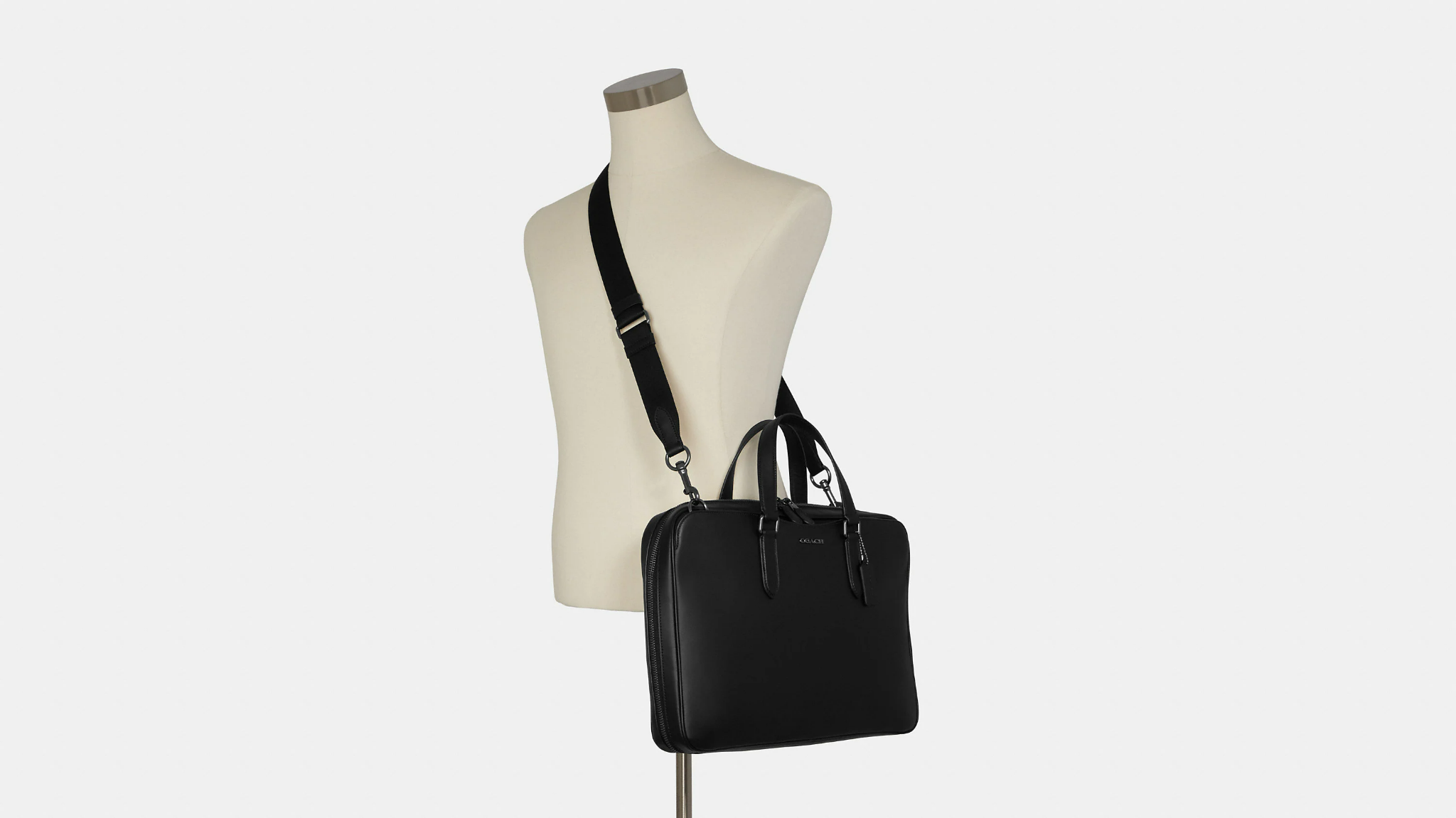  Túi Coach Graham Slim Brief 'Black' 