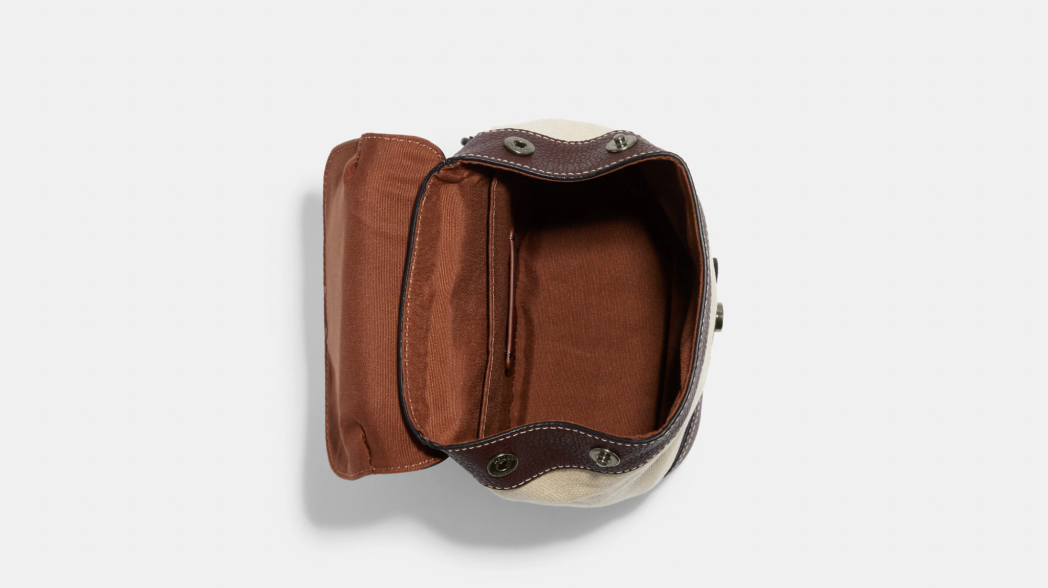  Túi Coach Hudson Small Pack 'Dark Teak' 