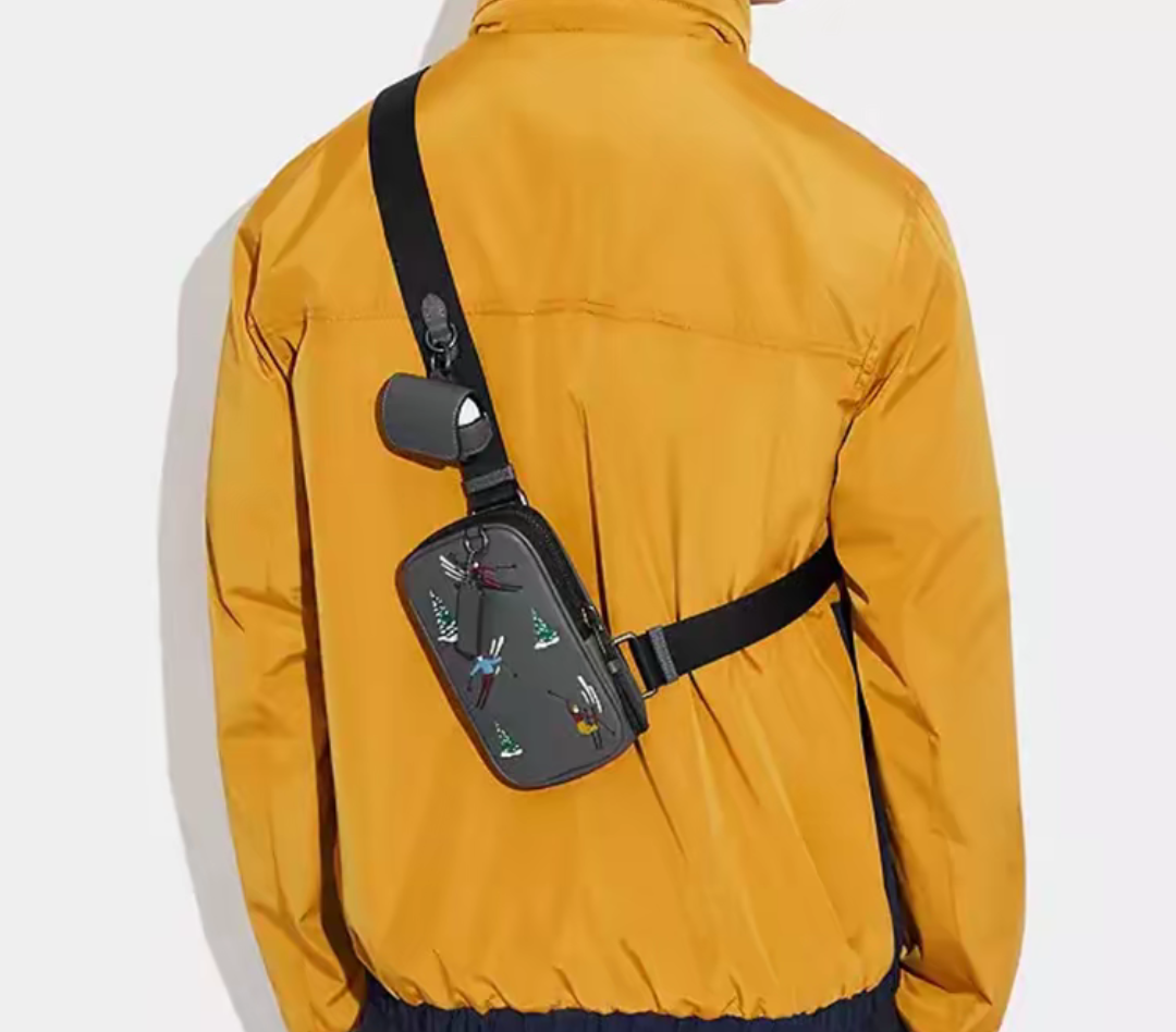  Túi Coach Multifunction Phone Pack 'Dark Blue' 