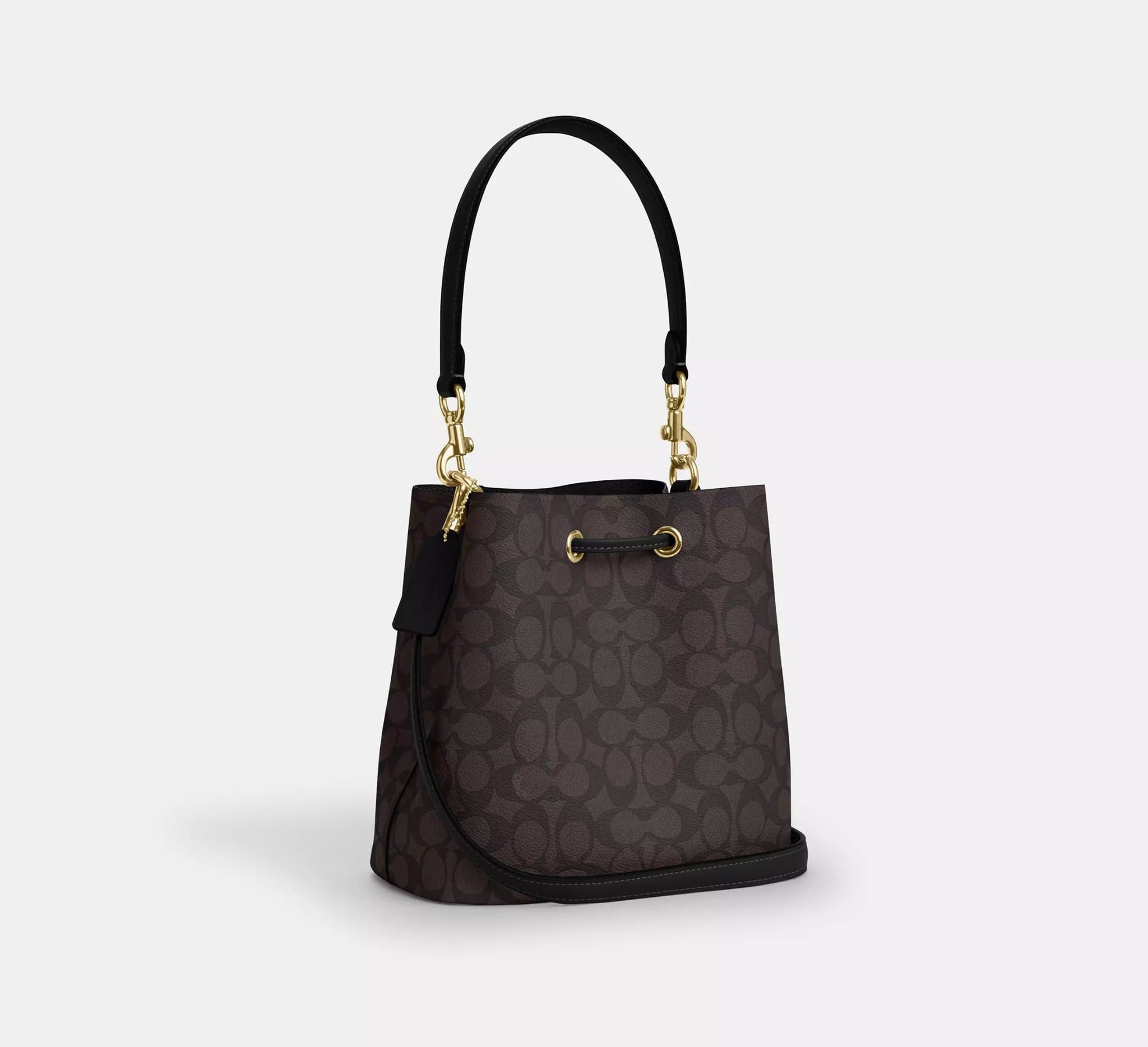  Túi Coach Rowan Bucket Bag 'Walnut Black' 