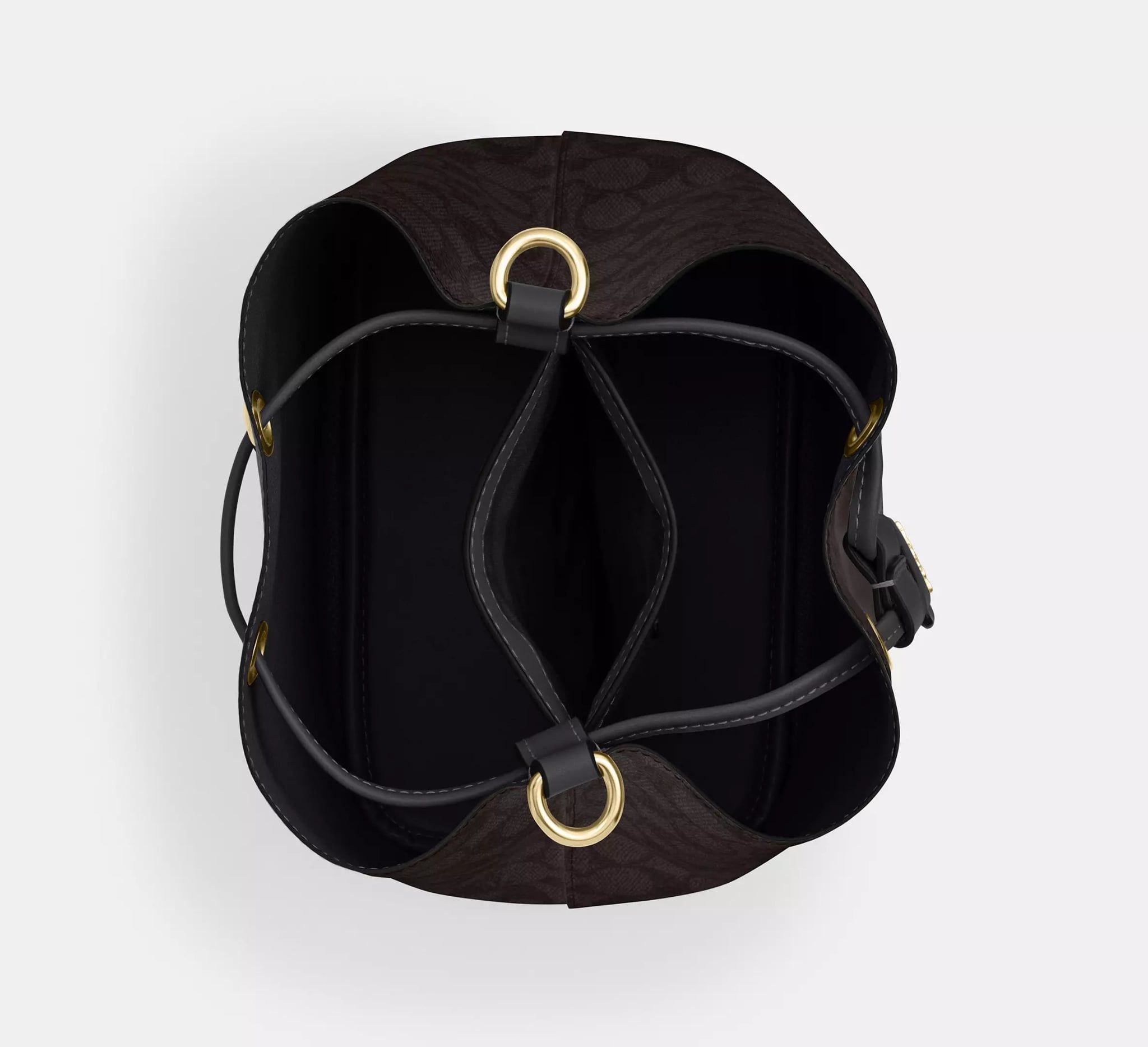  Túi Coach Rowan Bucket Bag 'Walnut Black' 