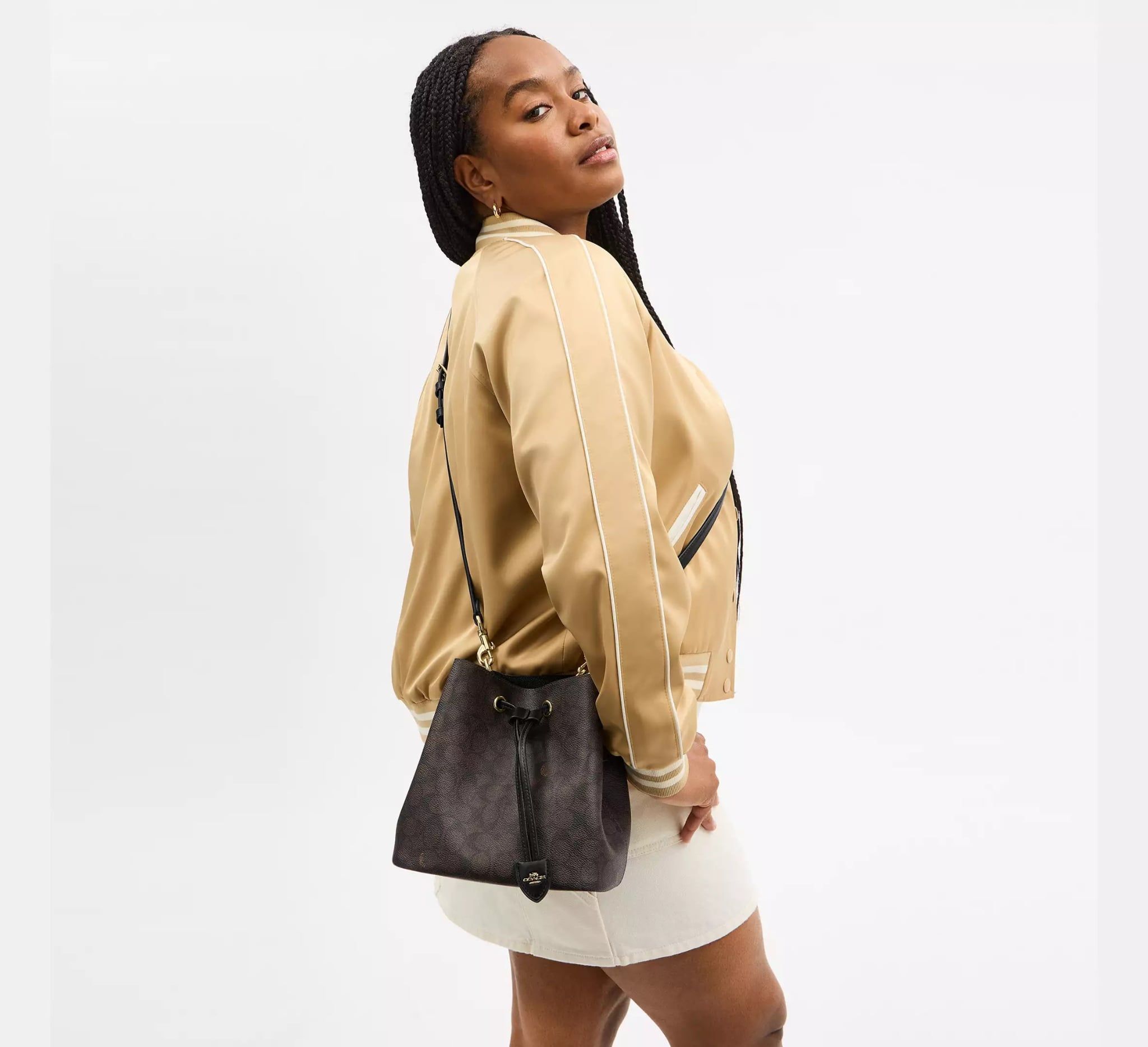 Túi Coach Rowan Bucket Bag 'Walnut Black' 
