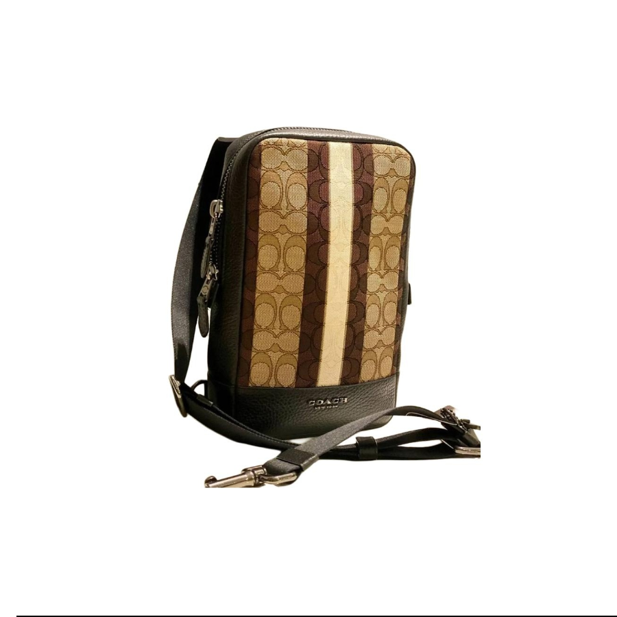  Túi Coach Turner Jacquard 'Brown' 