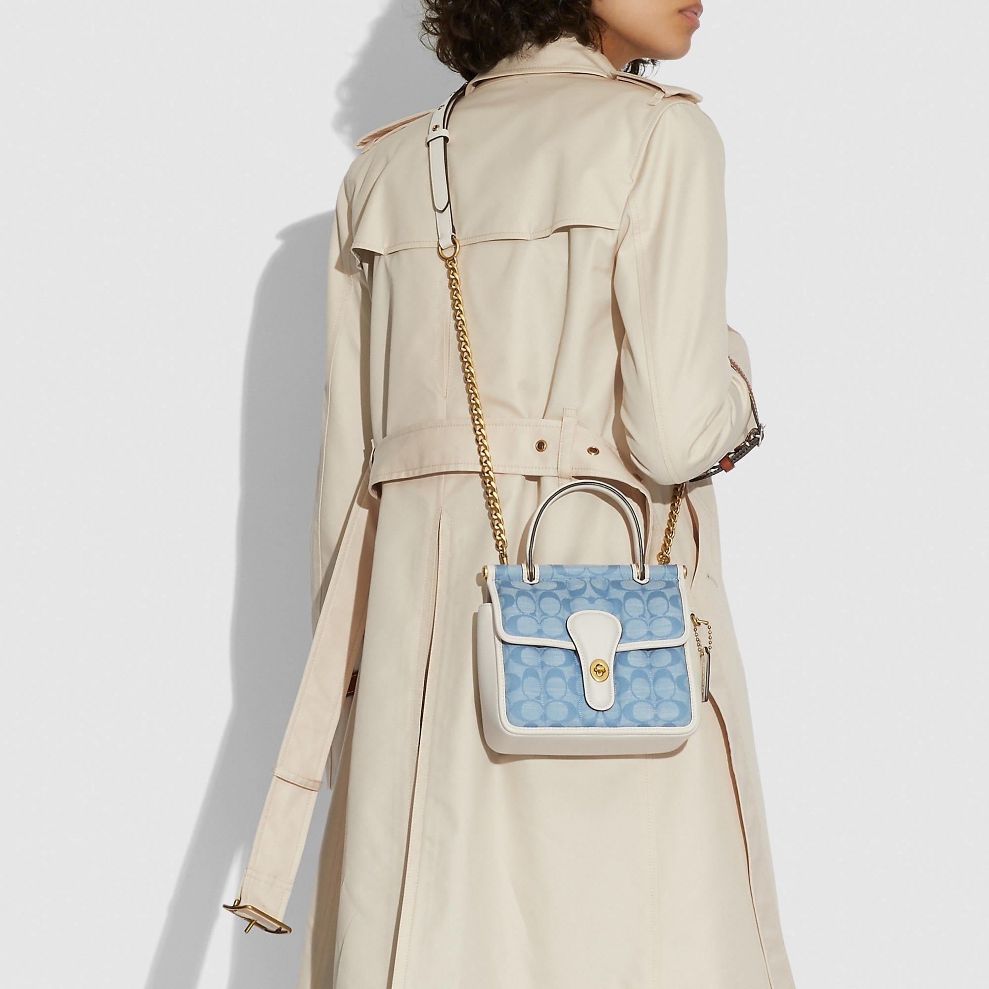  Túi Coach Willis Top Handle 18 'Black' 