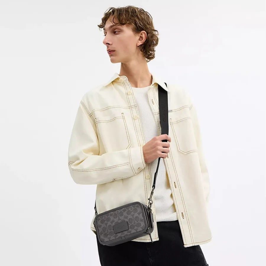  Túi Coach Wyatt Crossbody Bag 'Charcoal' 