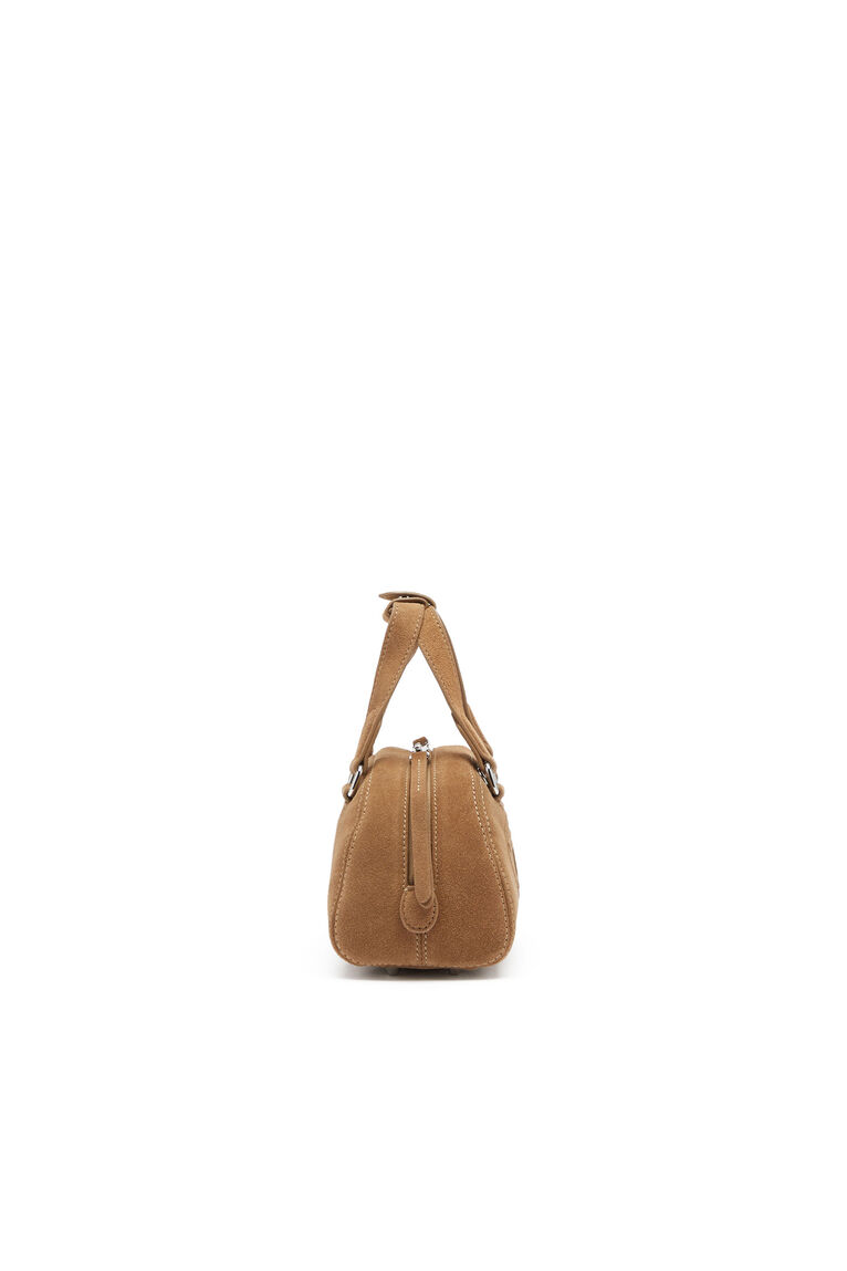  Túi Diesel 1DR Dome-Suede Mini Bowling Bag 'Beige' 