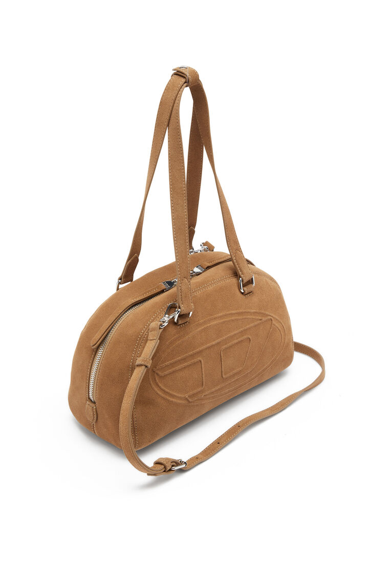  Túi Diesel 1DR Dome-Suede Shoulder Bag 'Beige' 