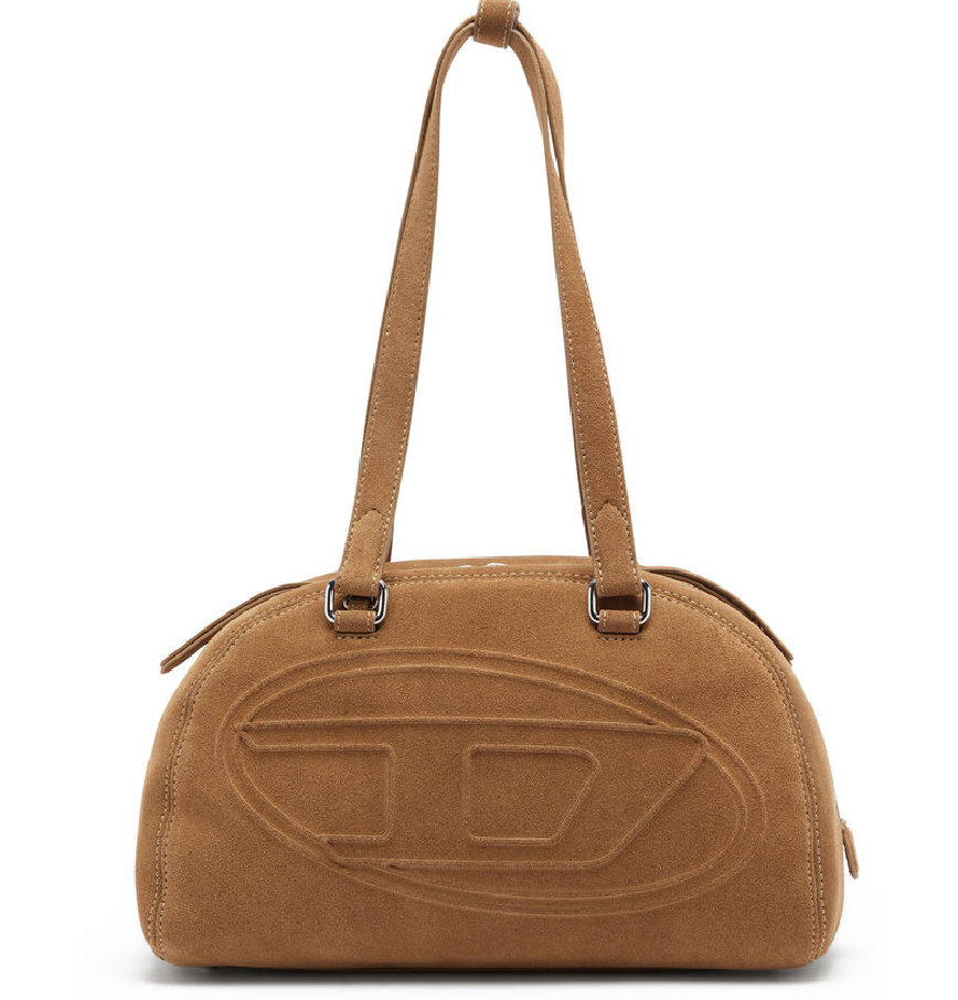  Túi Diesel 1DR Dome-Suede Shoulder Bag 'Beige' 