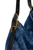  Túi Diesel D-Line-Denim Hobo Bag 'Blue' 