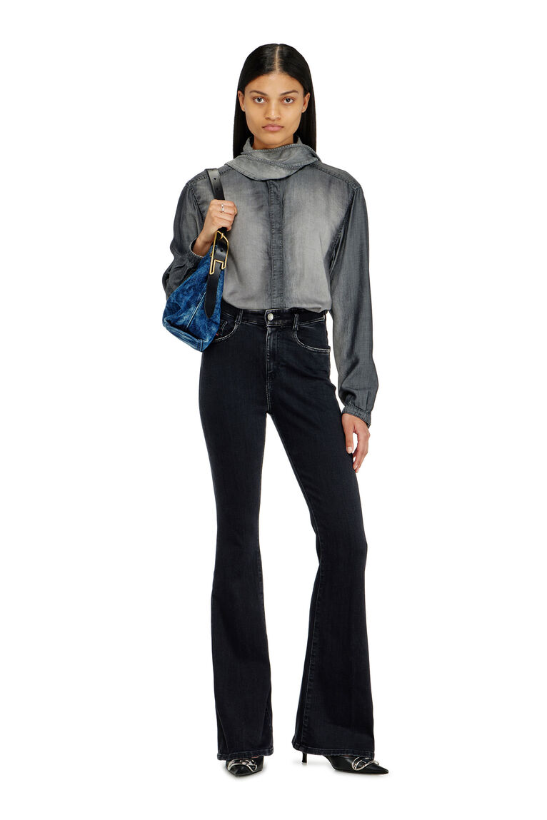  Túi Diesel D-Line-Denim Shoulder Bag 'Blue' 