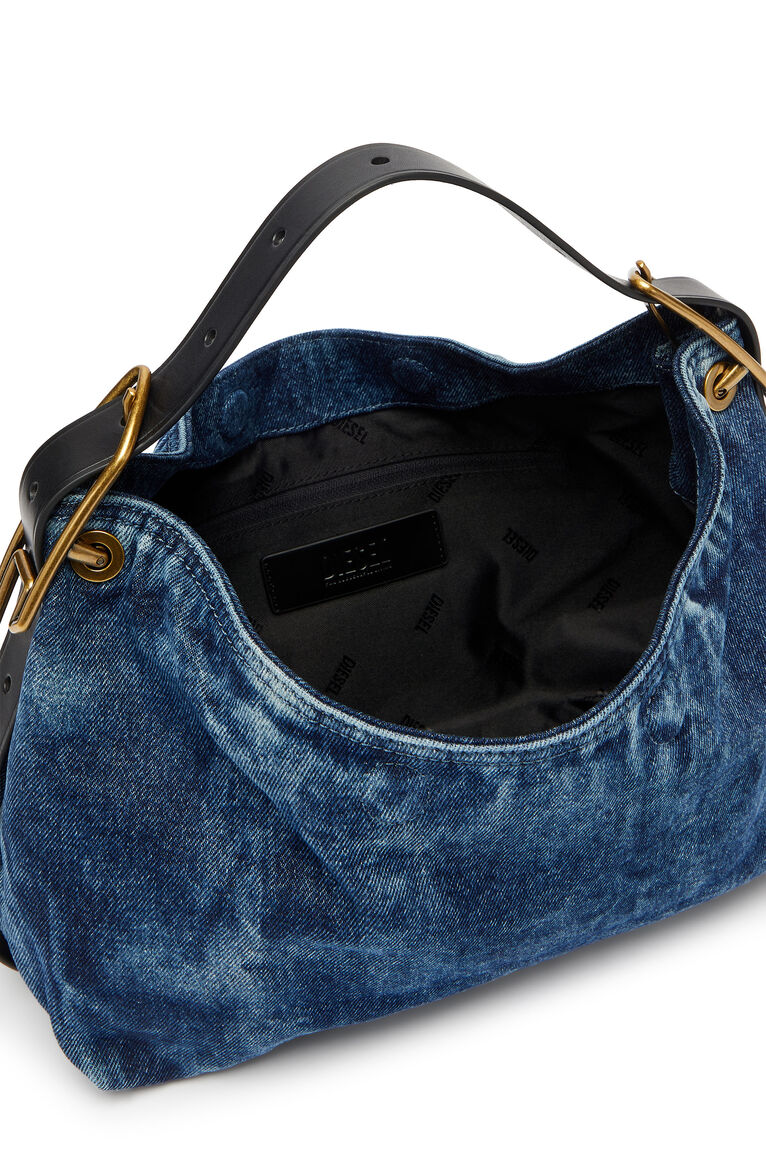  Túi Diesel D-Line-Denim Shoulder Bag 'Blue' 