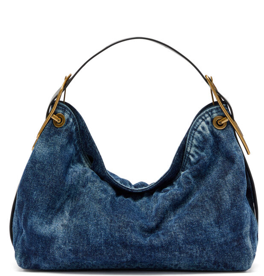  Túi Diesel D-Line-Denim Shoulder Bag 'Blue' 