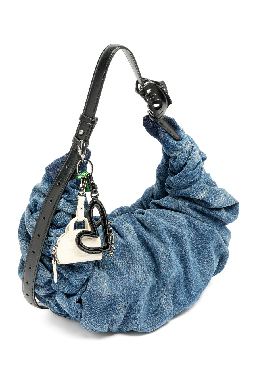  Túi Diesel Grab-D-Large Scrunched Hobo Bag 'Blue' 