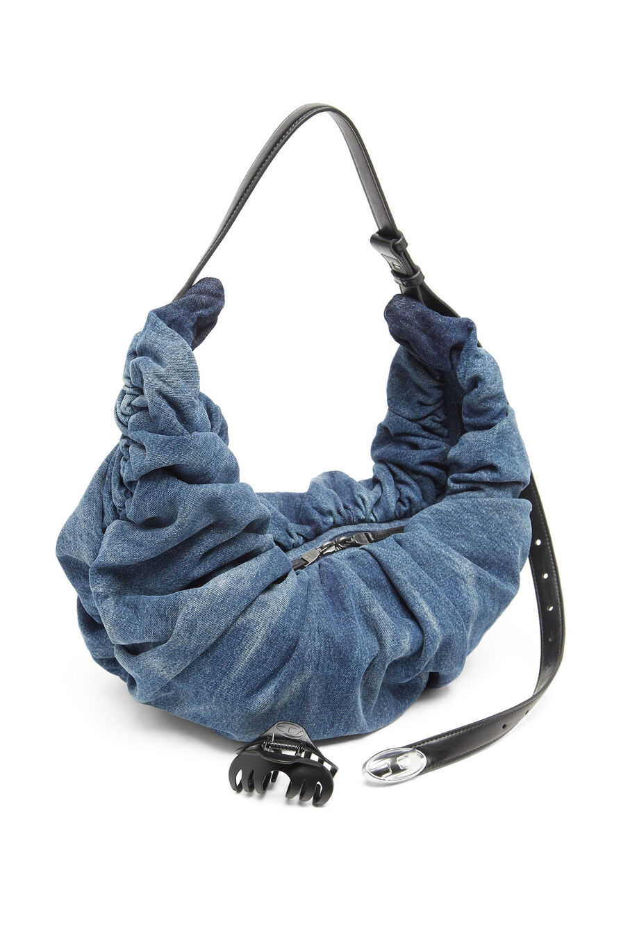  Túi Diesel Grab-D-Large Scrunched Hobo Bag 'Blue' 