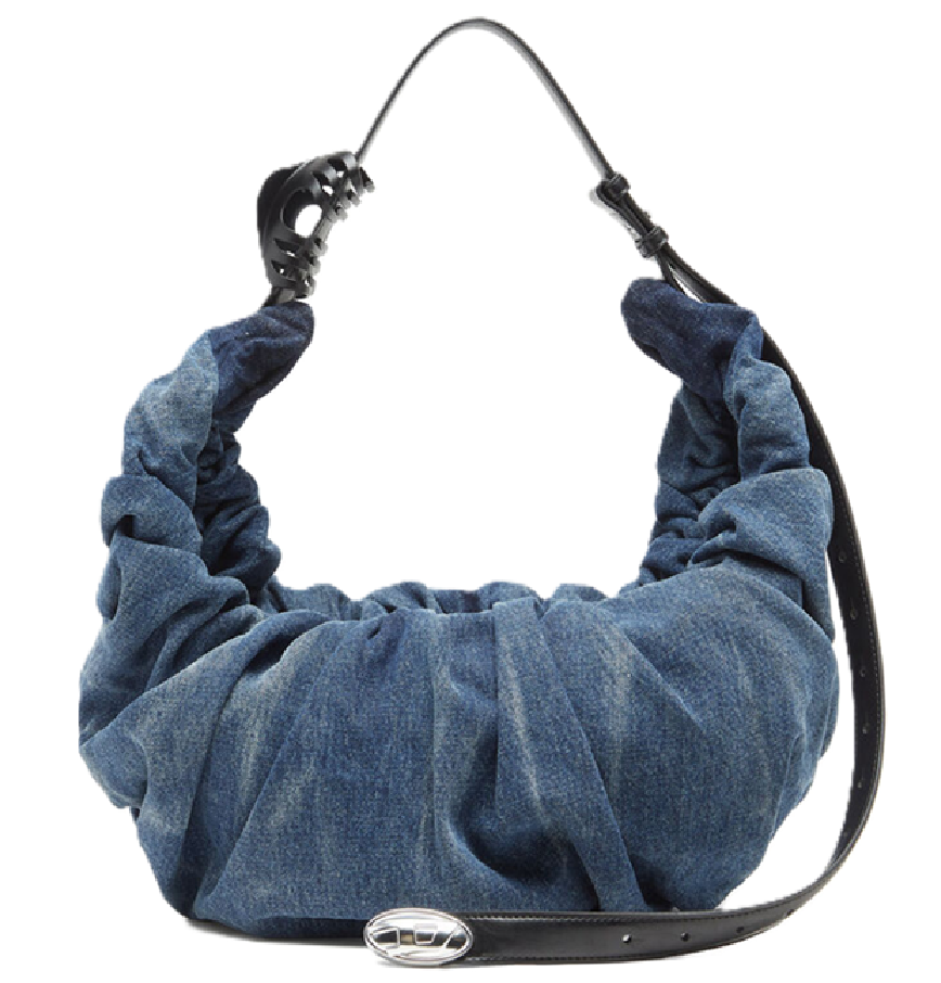  Túi Diesel Grab-D-Large Scrunched Hobo Bag 'Blue' 
