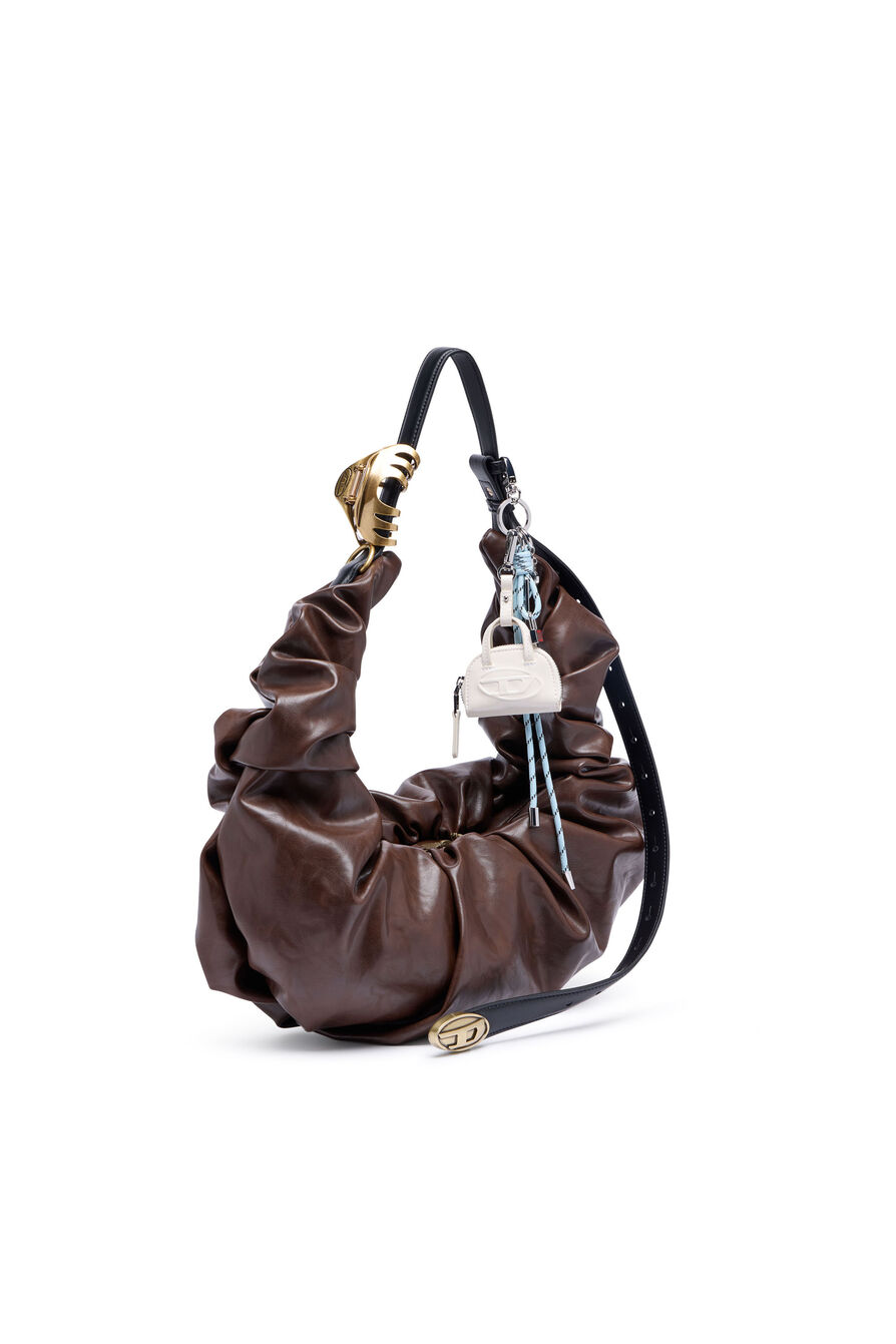  Túi Diesel Grab-D-Large Scrunched Hobo Bag 'Brown' 
