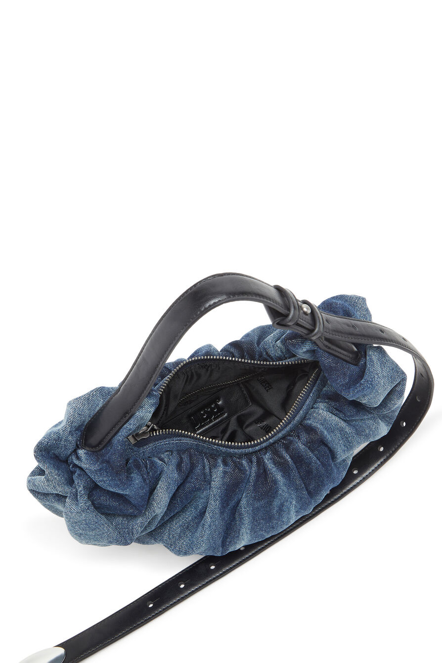  Túi Diesel Grab-D-Small Scrunched Hobo Bag 'Blue' 