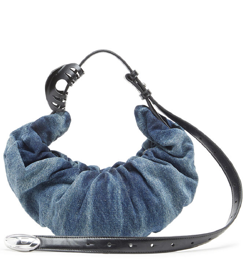  Túi Diesel Grab-D-Small Scrunched Hobo Bag 'Blue' 