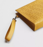 Túi Dior A5 Triangle Pouch 'Jaune Chantilly' 