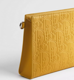  Túi Dior A5 Triangle Pouch 'Jaune Chantilly' 