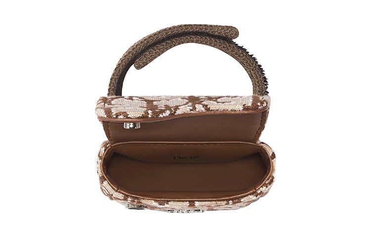  Túi Dior Fabric Wrist Bag 'Beige' 