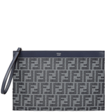  Túi Fendi FF Jacquard Flat Pouch Medium 'Blue' 
