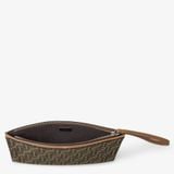  Túi Fendi FF Jacquard Flat Pouch Medium 'Brown' 