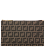  Túi Fendi Medium Tube Flat Pouch 'Brown' 