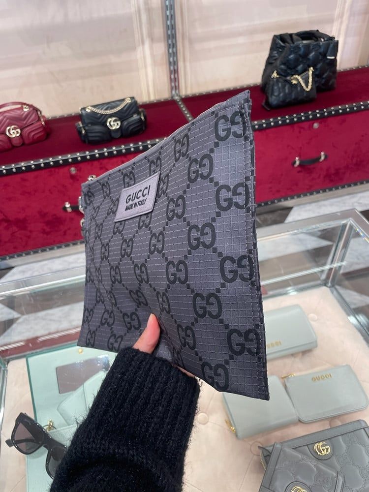  Túi Gucci Clutch Bag 'Grey' 