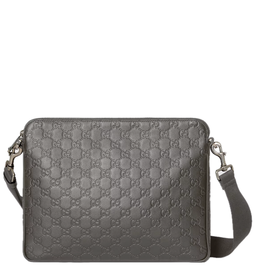  Túi Gucci Emblem Medium Crossbody Bag 'Grey' 