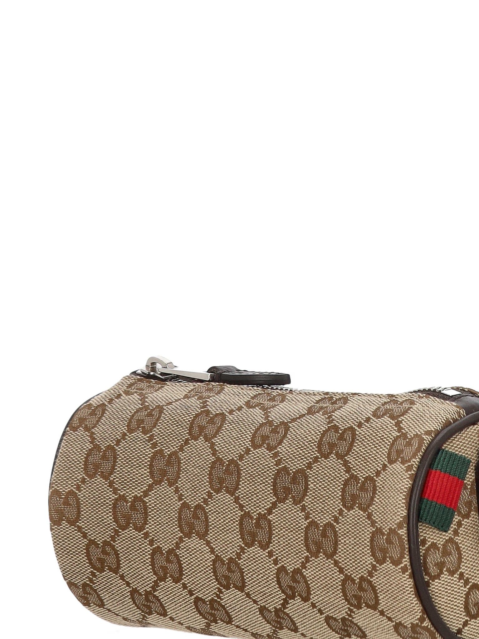  Túi Gucci Mini GG Fabric Cylindrical Bag 'Beige' 