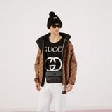  Túi Gucci Supreme Small Belt Bag 'Black' 