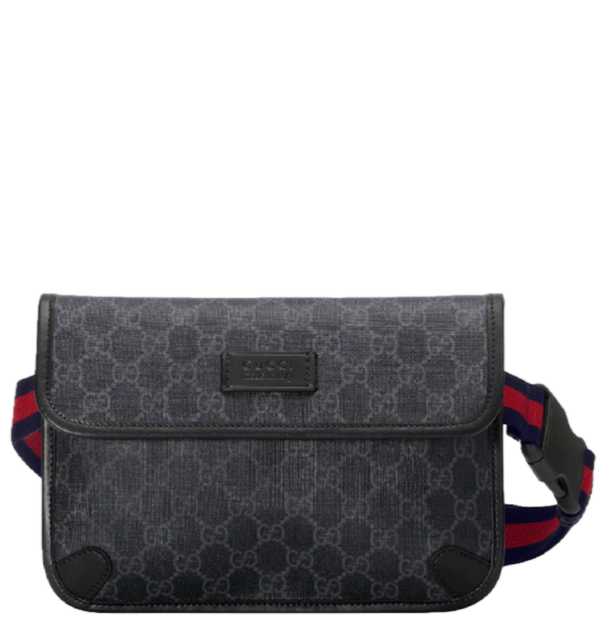  Túi Gucci Supreme Small Belt Bag 'Black' 