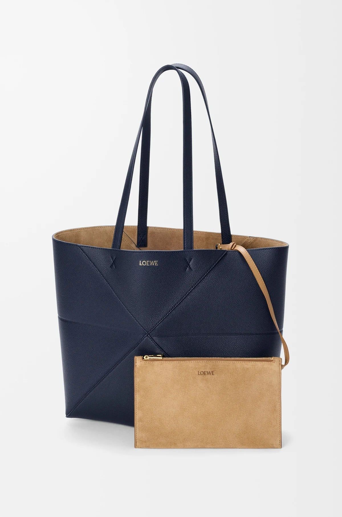  Túi Loewe Medium Horizontal Puzzle Fold Tote 'Navy' 