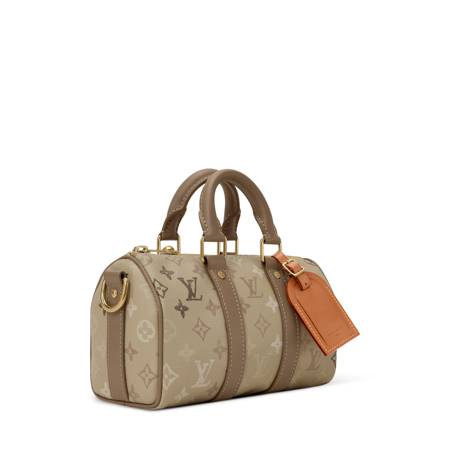  Túi Louis Vuitton Keepall Bandoulière 25 Bag 'Sand Beige' 