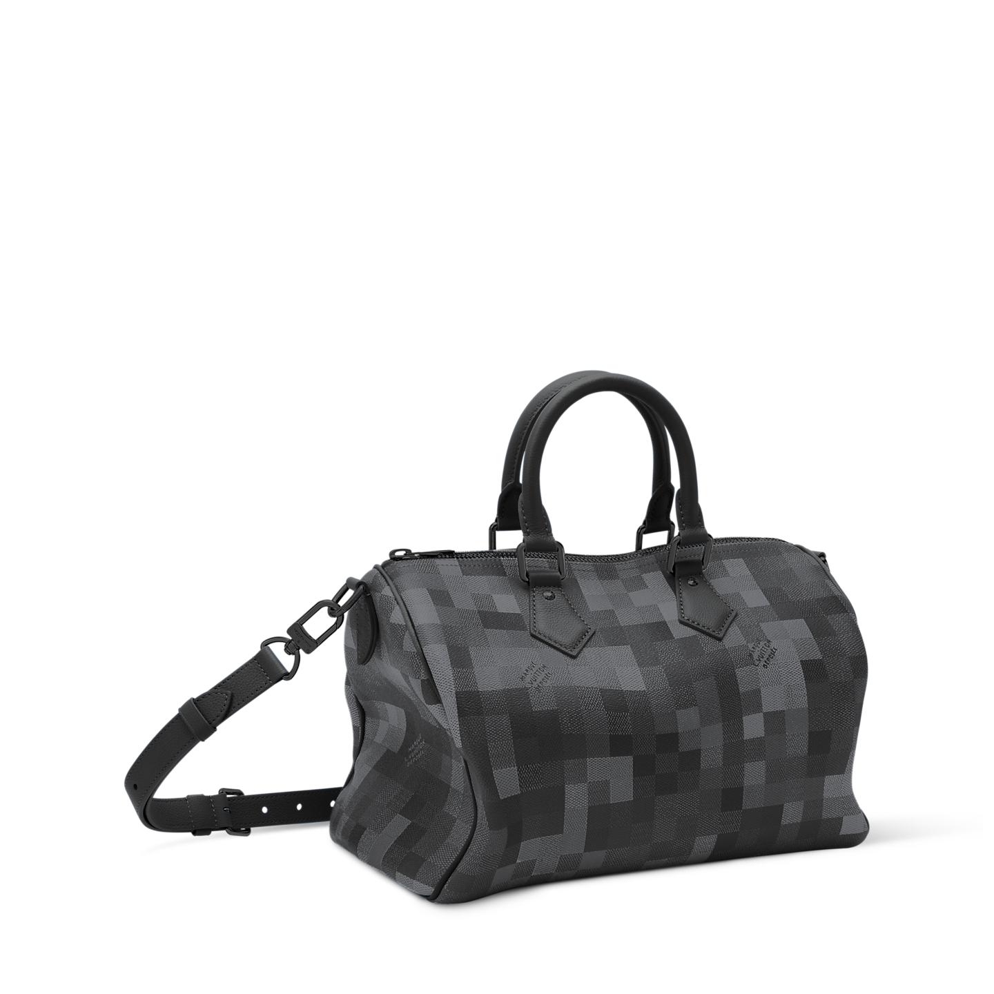  Túi Louis Vuitton Speedy 30 Bandoulière Bag 'Black' 