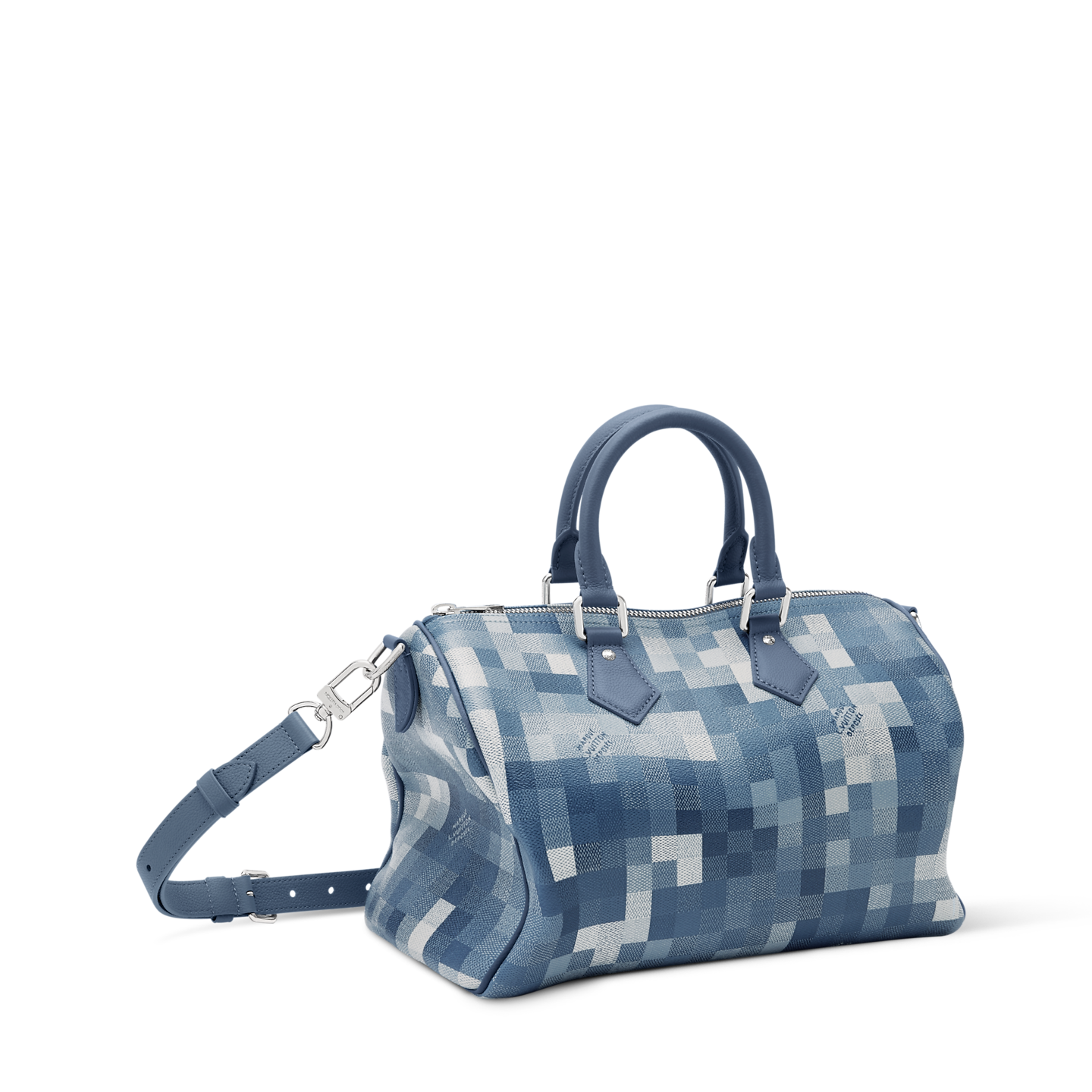  Túi Louis Vuitton Speedy 30 Bandoulière Bag 'Indigo' 