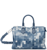  Túi Louis Vuitton Speedy 30 Bandoulière Bag 'Indigo' 