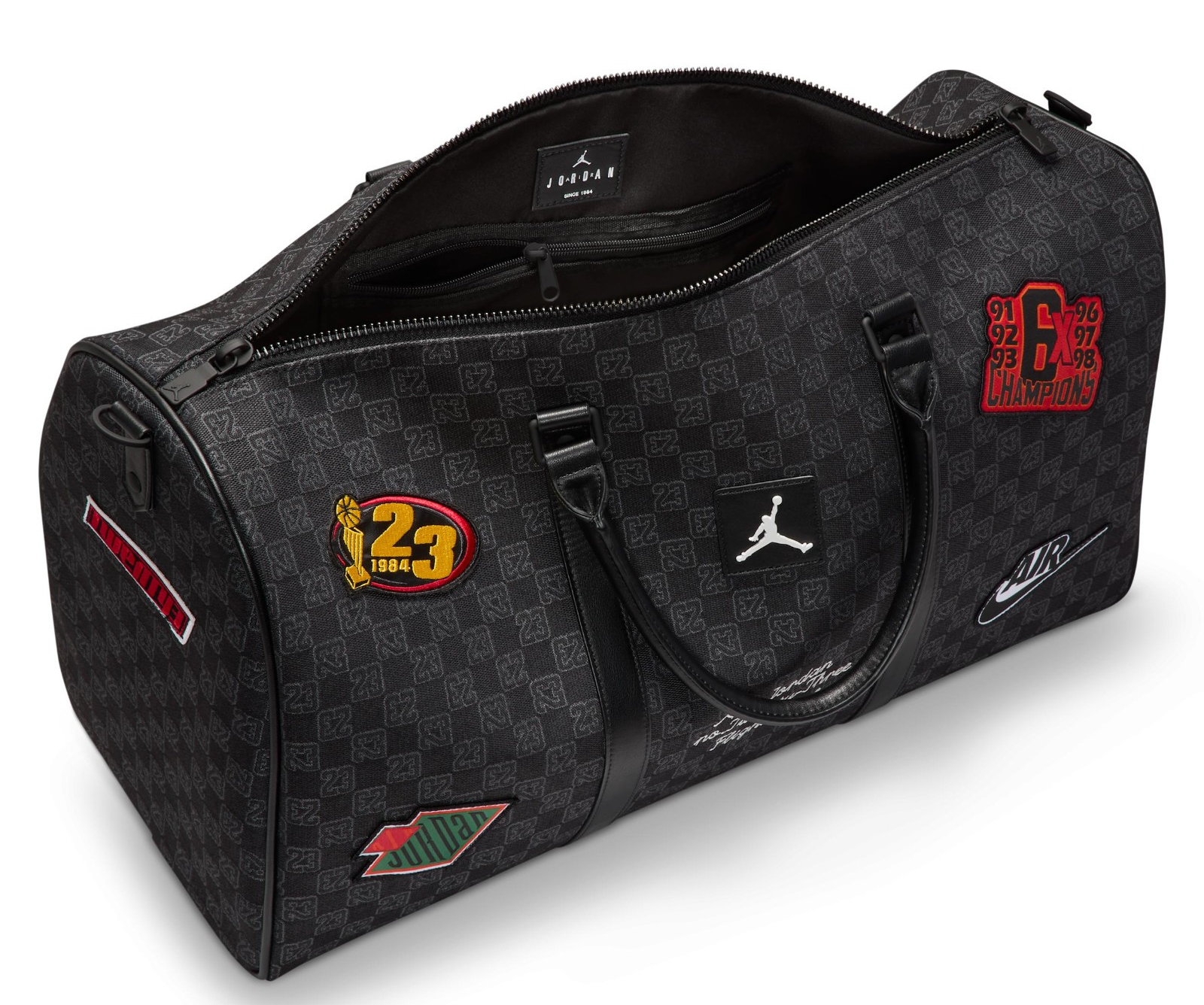  Túi Nike Air Jordan 23 Monogram ‘Black’ 