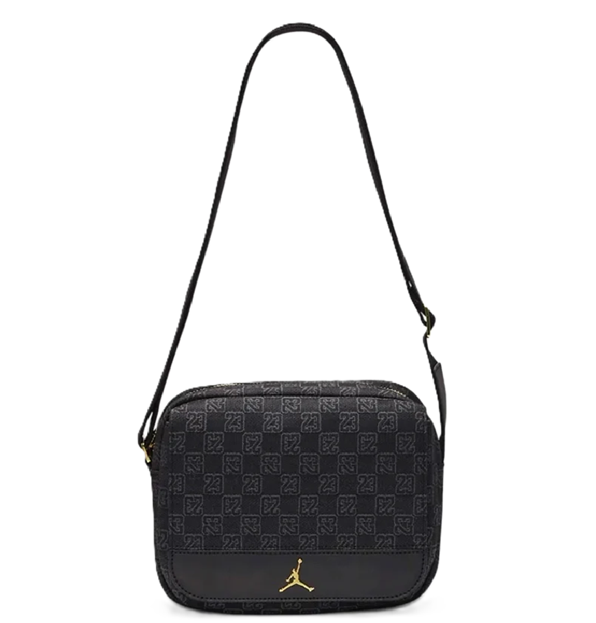  Túi Nike Air Jordan Monogram Crossbody ‘Black' 