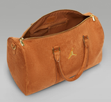  Túi Nike Jordan Suede Monogram Duffel ‘Brown’ 