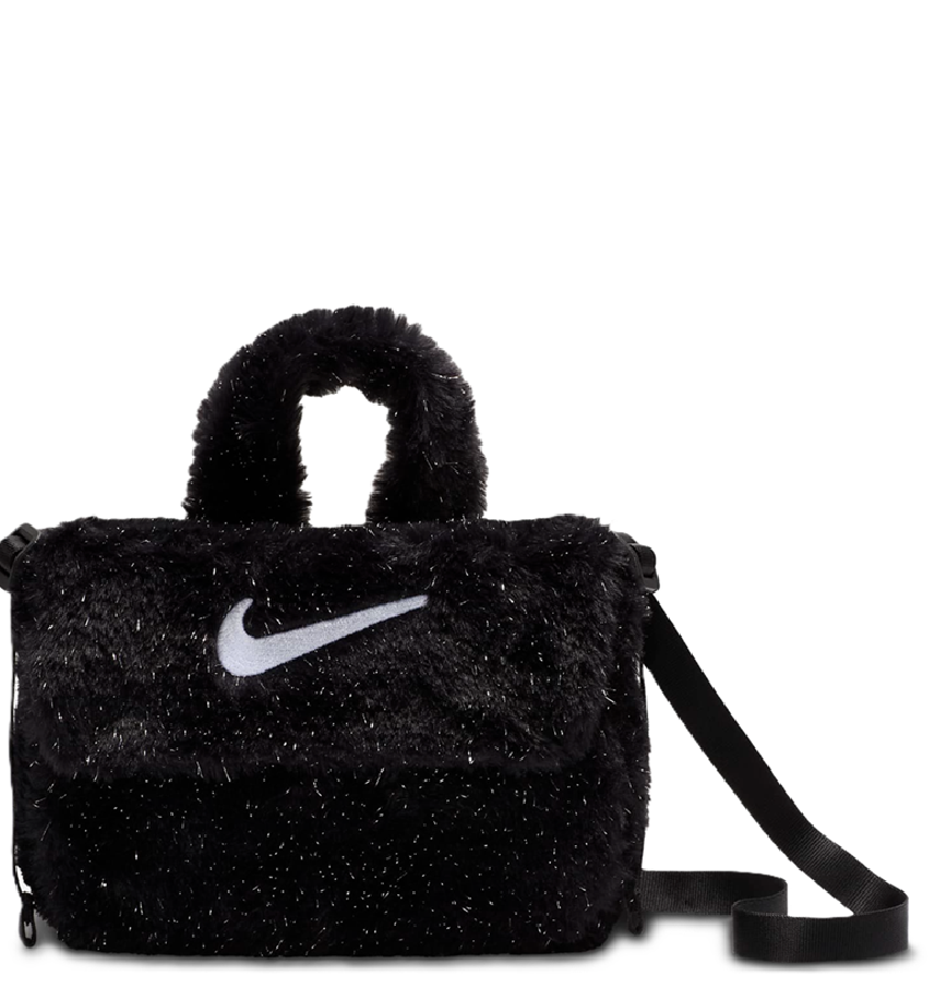  Túi Nike Older Faux Fur Crossbody Bag ‘Black’ 
