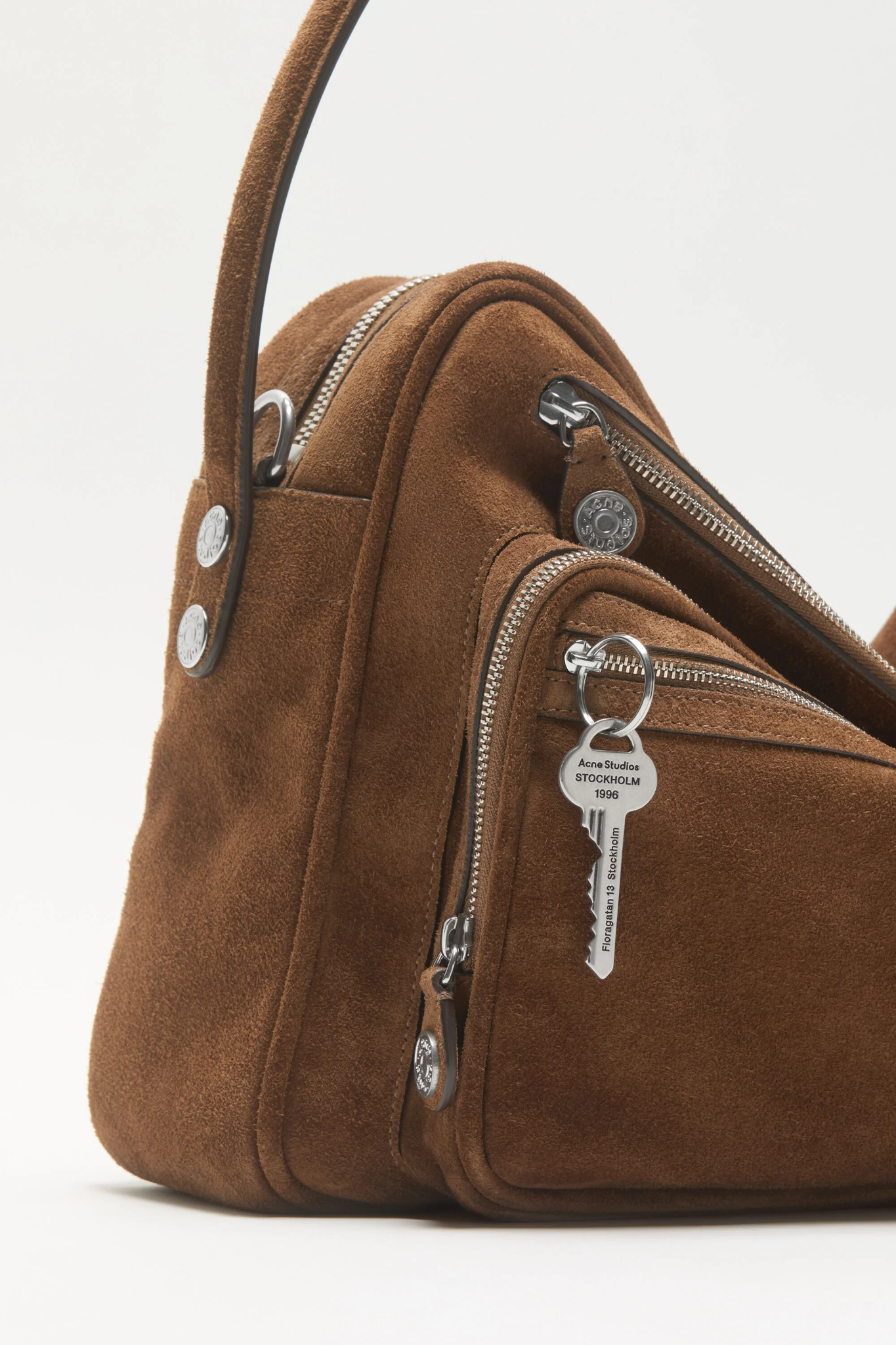  Túi Nữ Acne Camero Camera Suede Shoulder Bag 'Cognac Brown' 