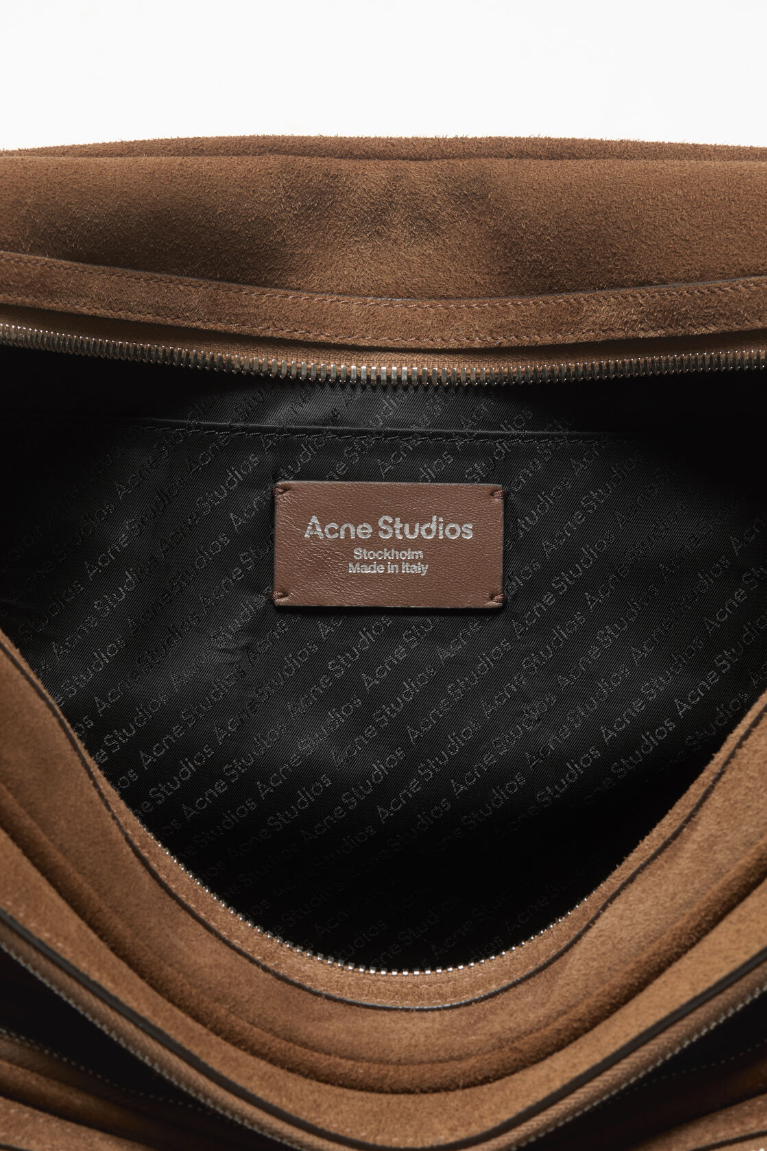  Túi Nữ Acne Camero Camera Suede Shoulder Bag 'Cognac Brown' 