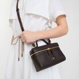 Túi Nữ Burberry Bloomsbury Vanity Bag 'Peat Brown' 