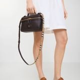  Túi Nữ Burberry Bloomsbury Vanity Bag 'Peat Brown' 