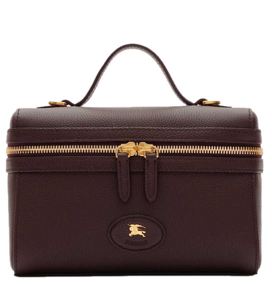  Túi Nữ Burberry Bloomsbury Vanity Bag 'Peat Brown' 